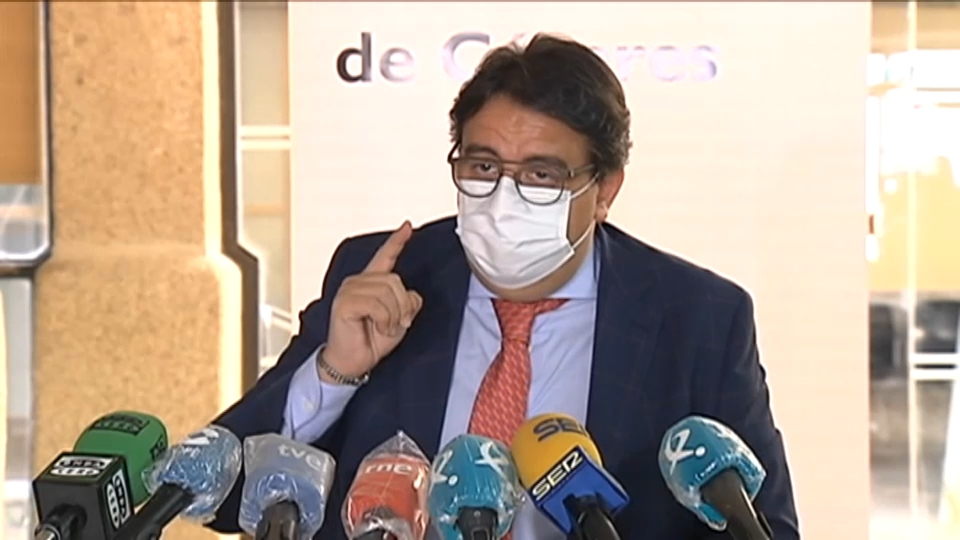 El Consejero de Sanidad José María Vergeles