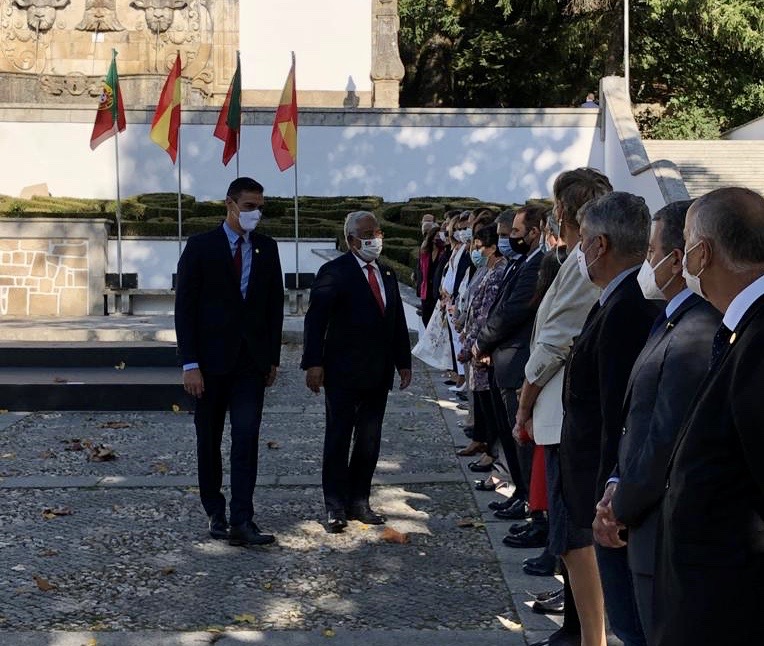 Sánchez y Costa en la cumbre hispanolusa de A Guarda