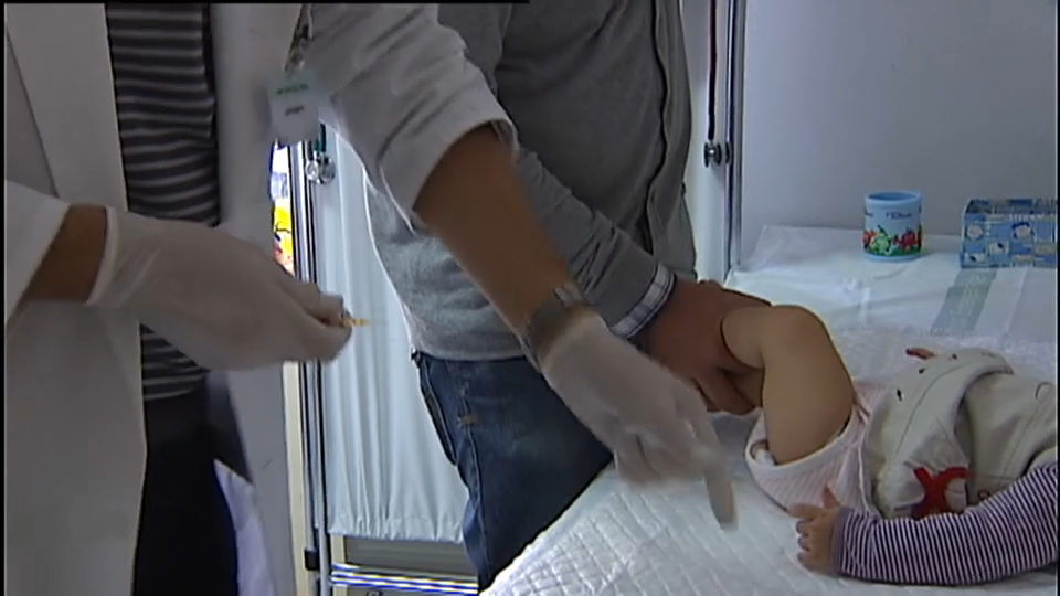 Sala de pediatría en Hospital Extremeño