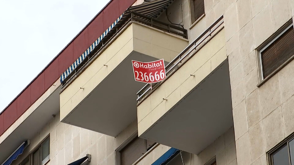 Fachada de un piso en venta