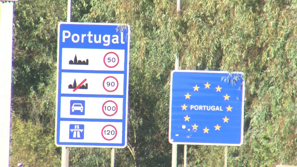 Imagen de la frontera con Portugal en Badajoz