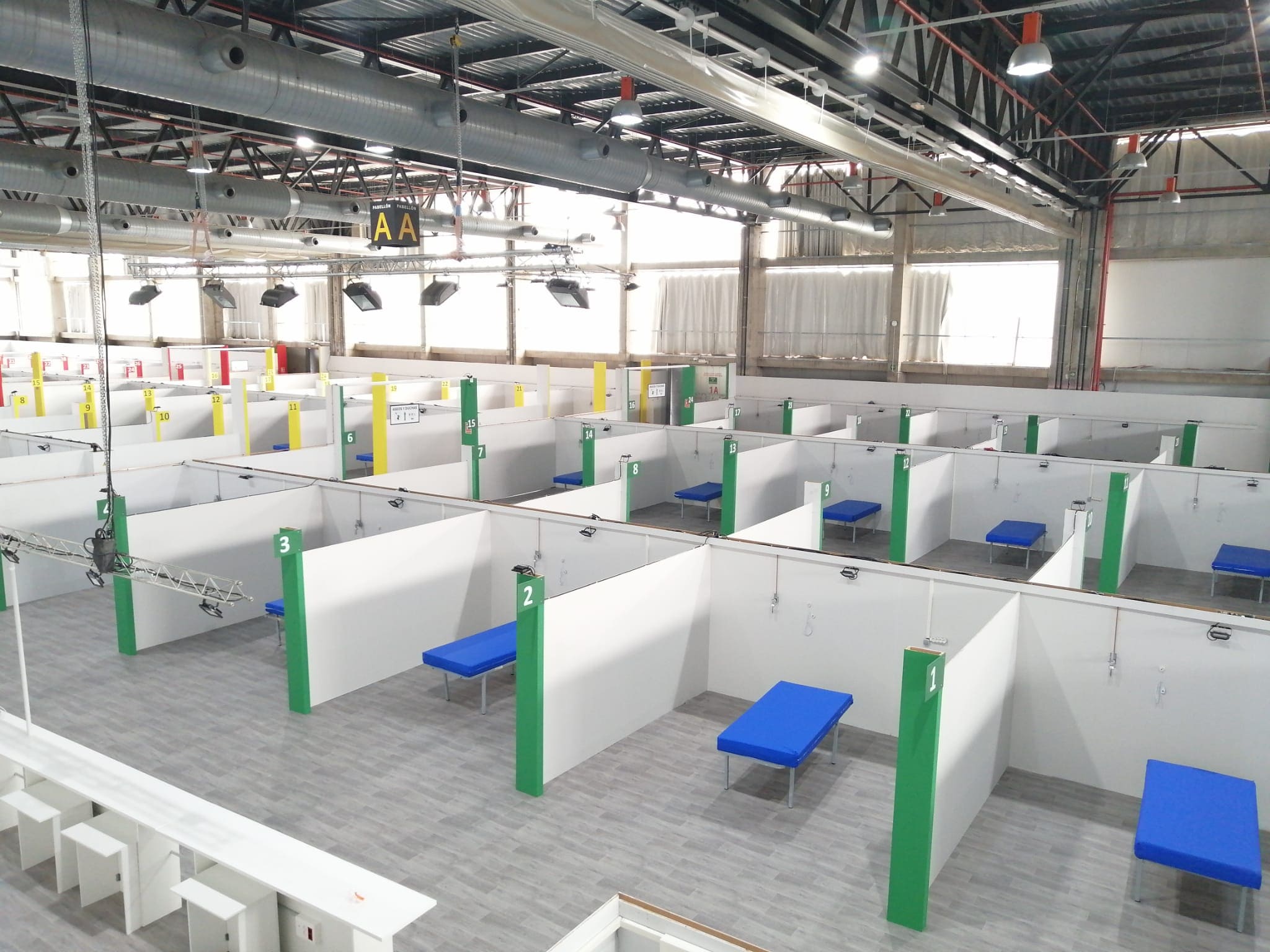 Finalizan las obras del hospital provisional de IFEBA