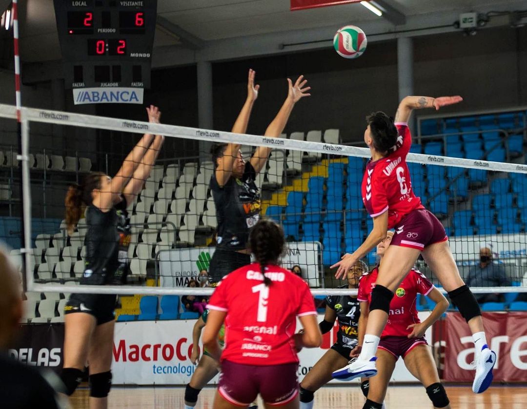 Inma Lavado durante un encuentro esta temporada