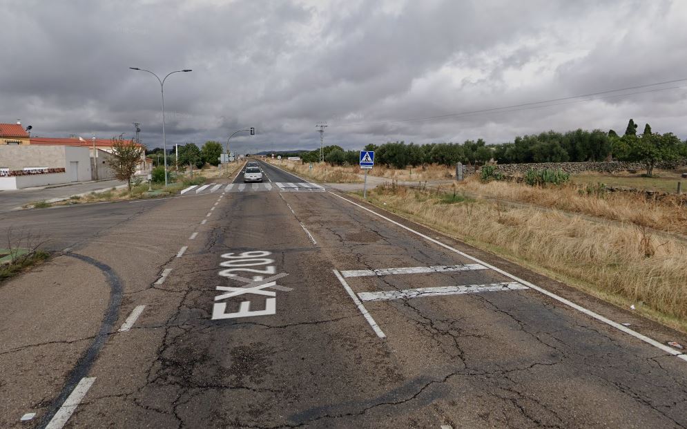 Zona cercana al lugar del accidente