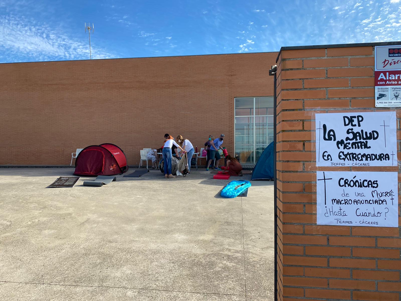Segunda acampada de FEAFES Cáceres.