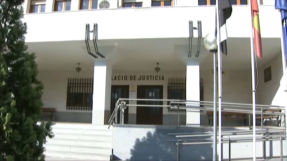Juzgados de Coria, esta mañana 