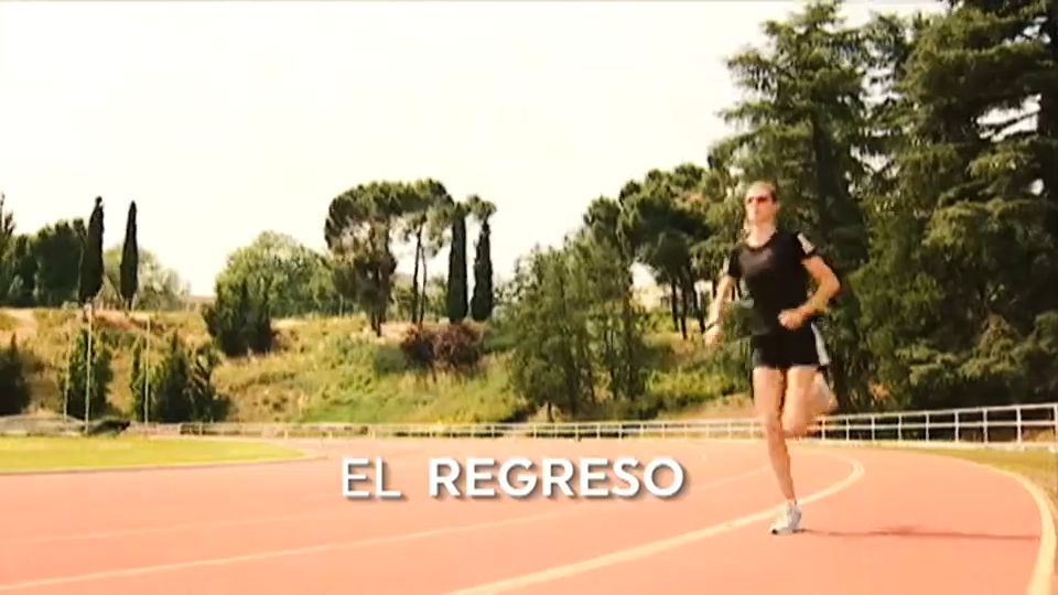Teresa Urbina durante un entrenamiento en el CAR