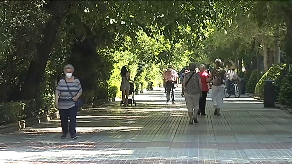 Paseo de Cánovas, Cáceres.