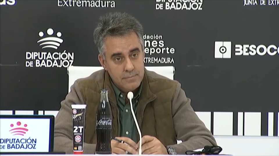 El máximo accionista del CD Badajoz, Joaquín Parra