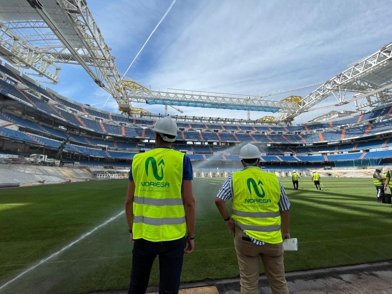Césped extremeño para el Bernabeu