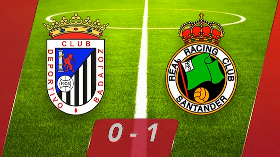 El Badajoz ha perdido este domingo su primer partido de la temporada en el Nuevo Vivero ante el Racing de Santander