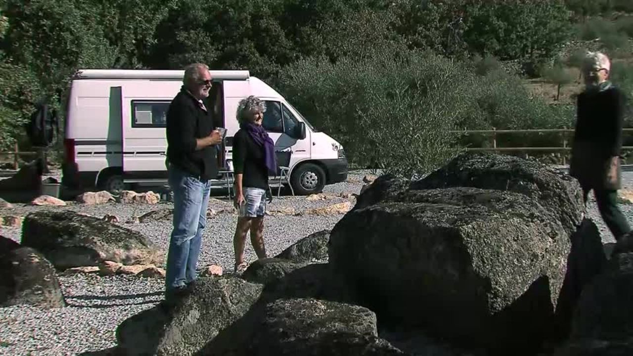 área de descanso para autocaravanas