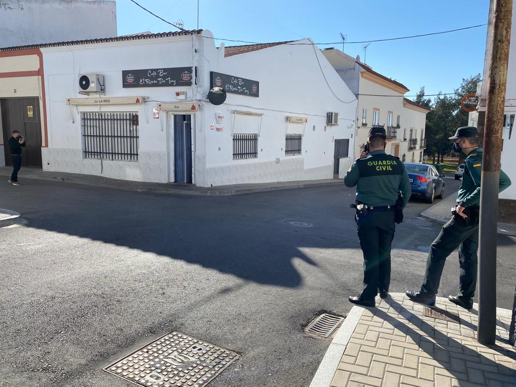 Despliegue policial el día del falso atraco