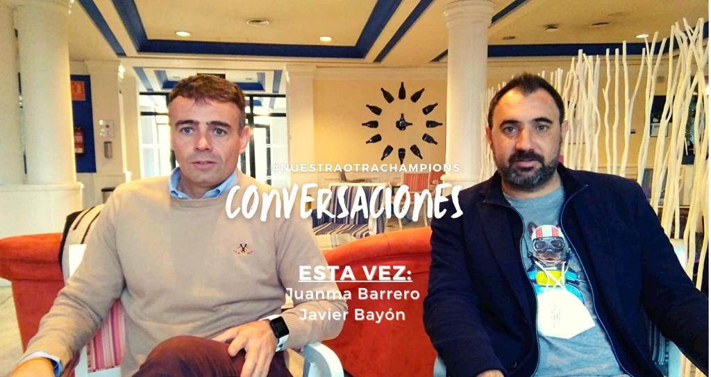 Javier Bayón y Juanma Barrero en el Tryp Medea de Mérida.