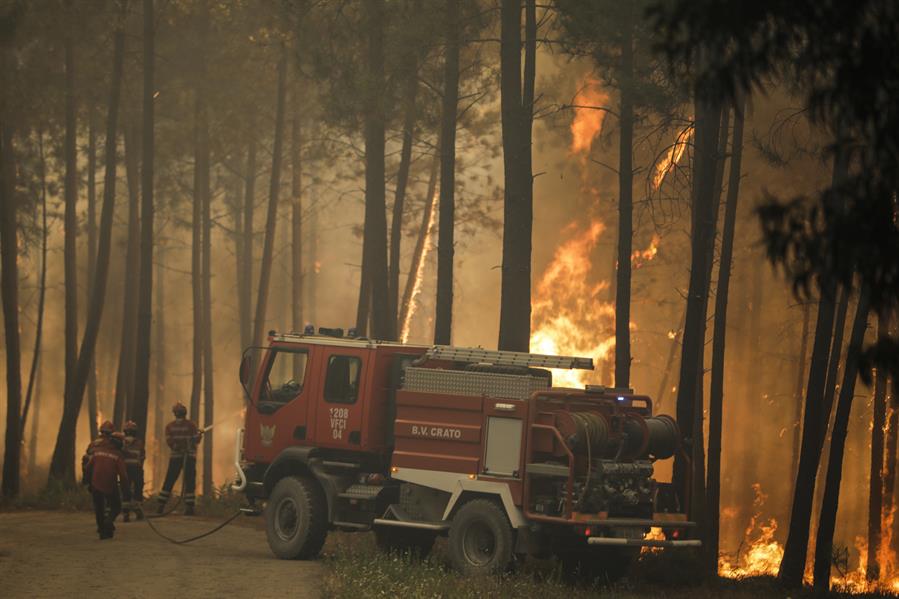 Incendio en Portugal