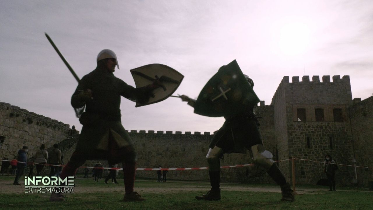 recreación de la conquista del castillo de trujillo
