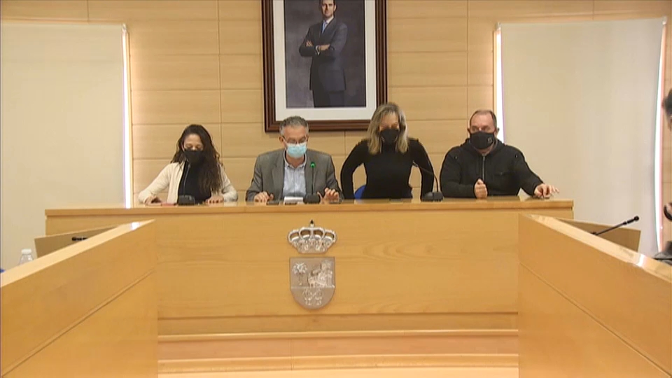 Rueda de prensa conjunta en Don Benito