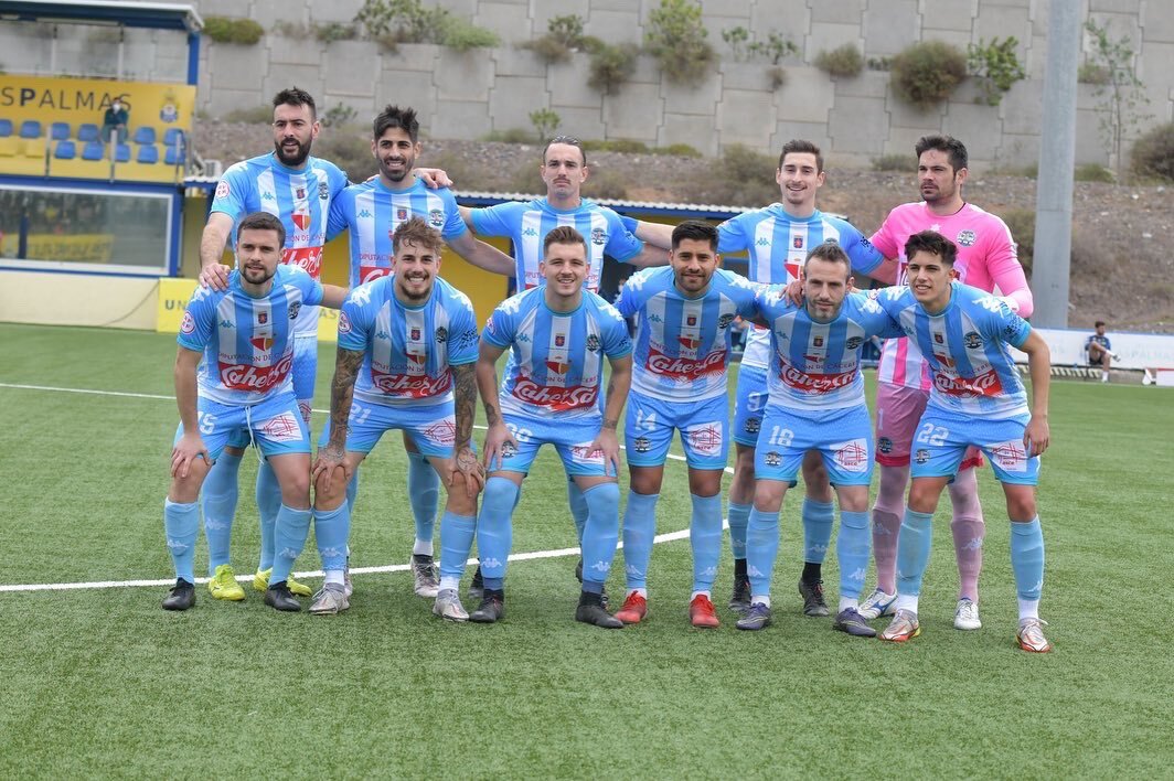 Alineación del Coria contra Las Palmas