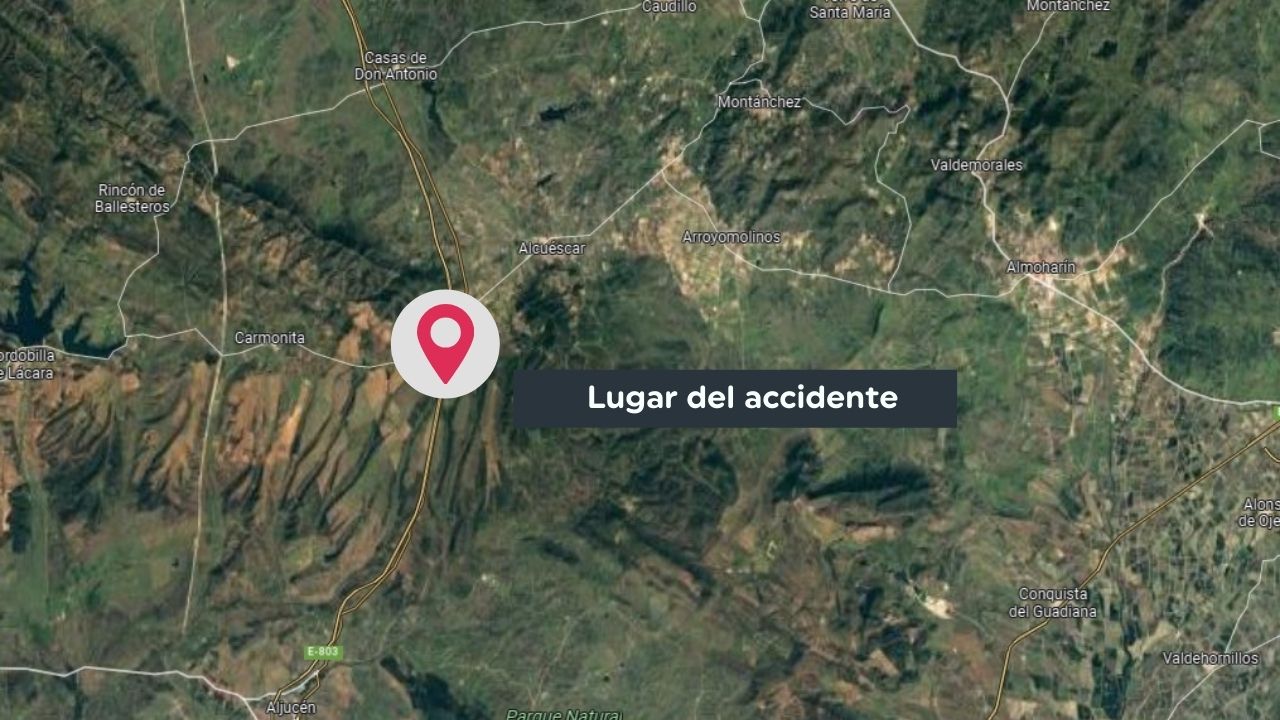 Mapa Alcuéscar