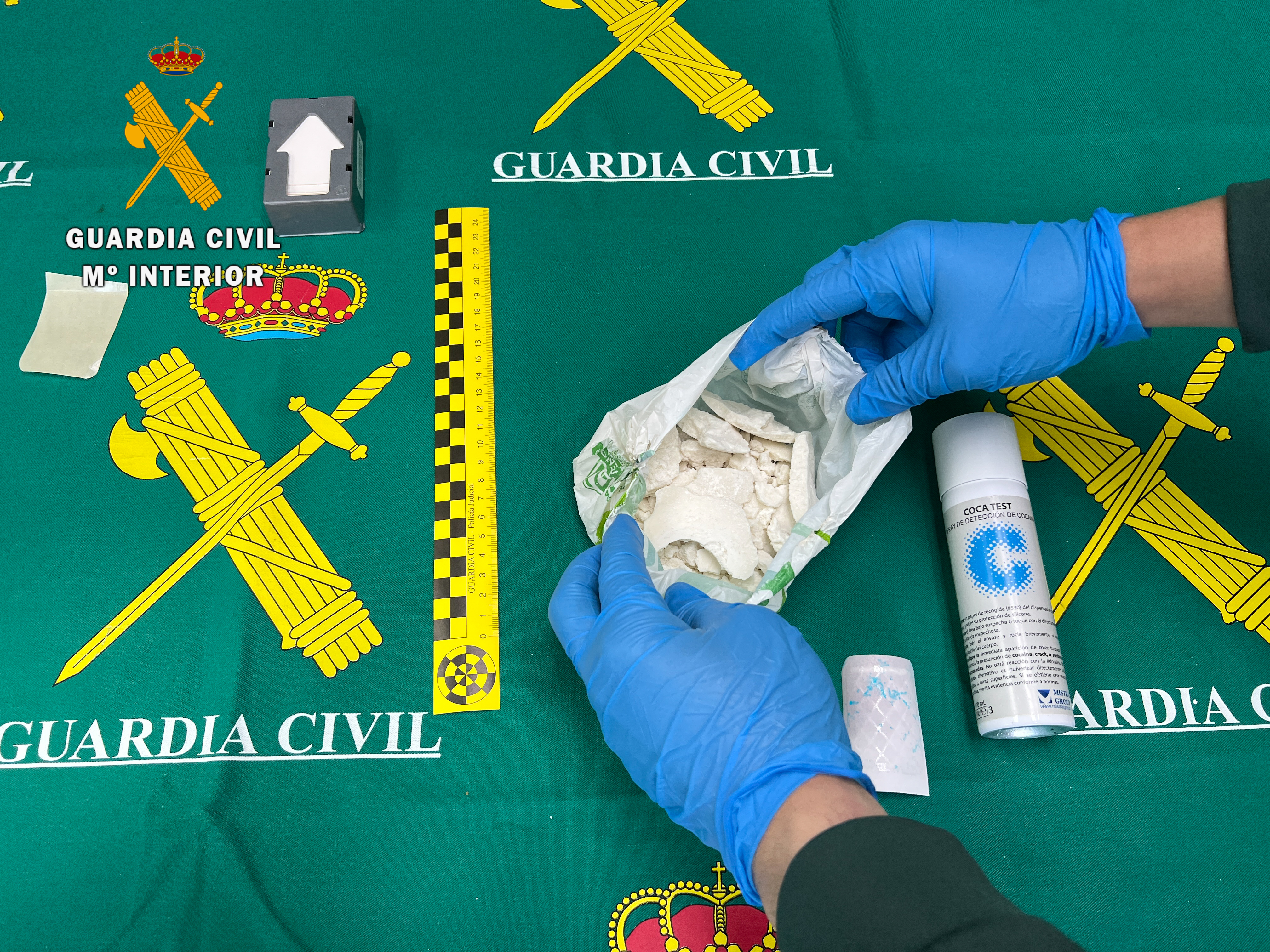Imagen de la droga incautada