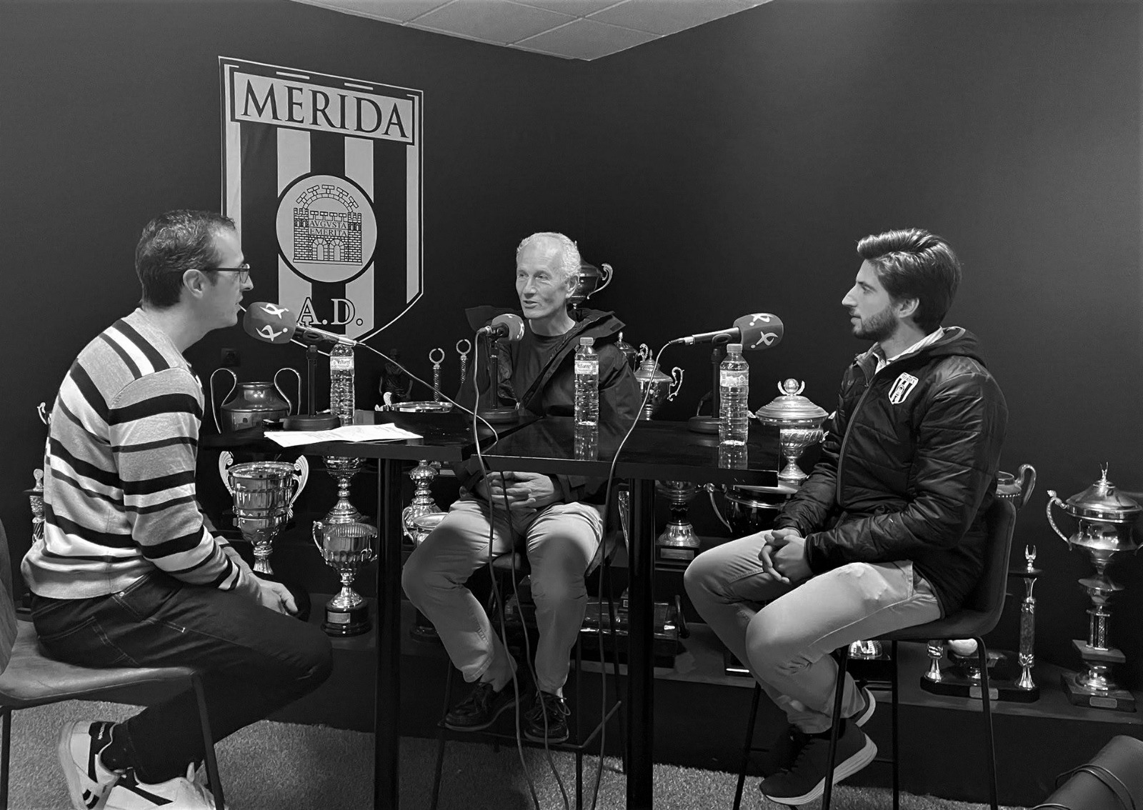 Mark Heffernan durante un momento de la entrevista.