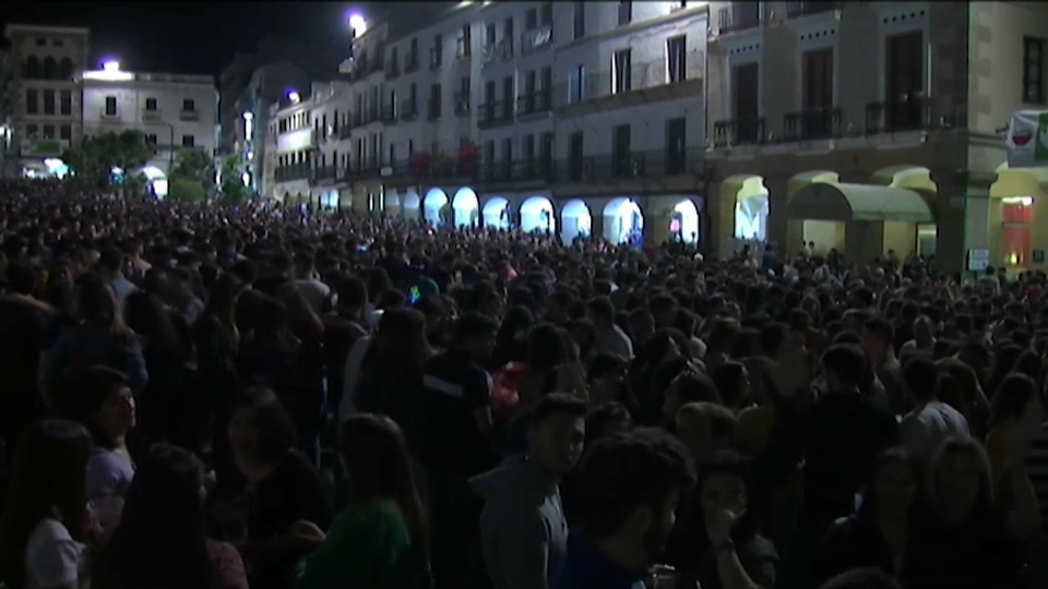 Evento multitudinario en Cáceres