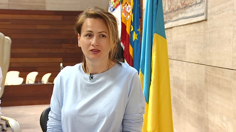 Oksana, ucraniana refugiada en Olivenza