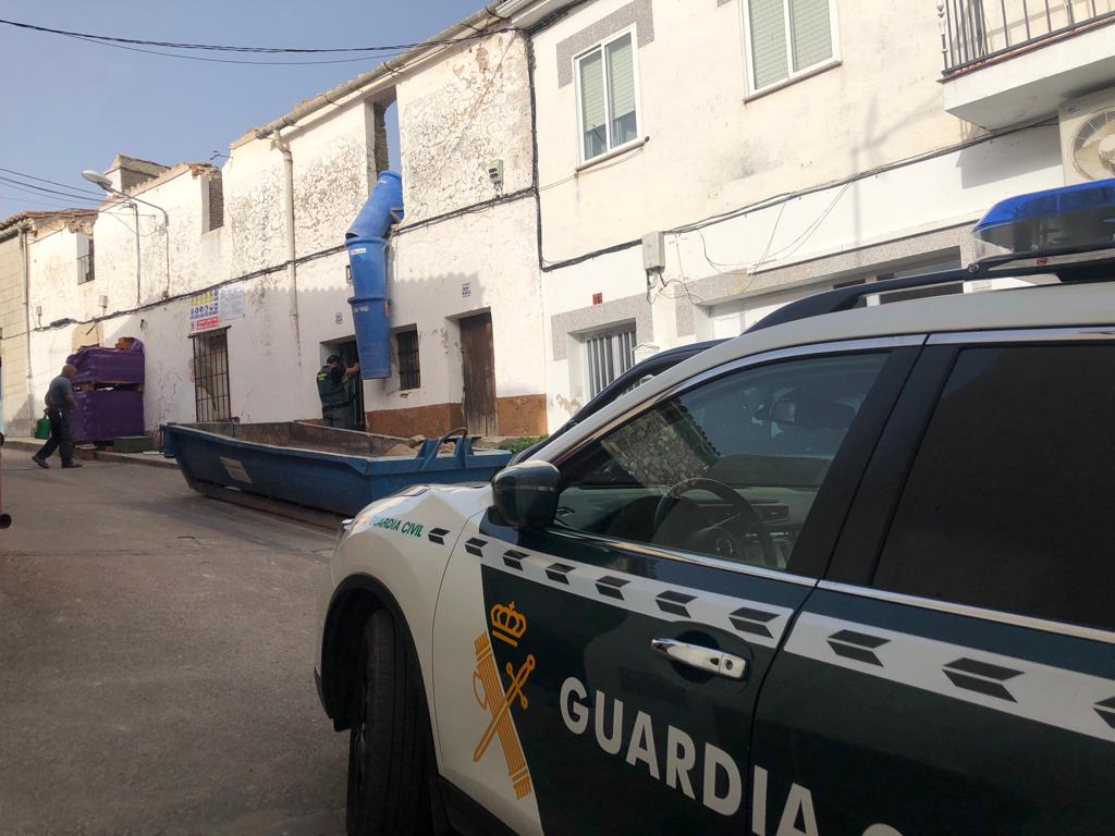 Calle donde se ha producido el accidente laboral