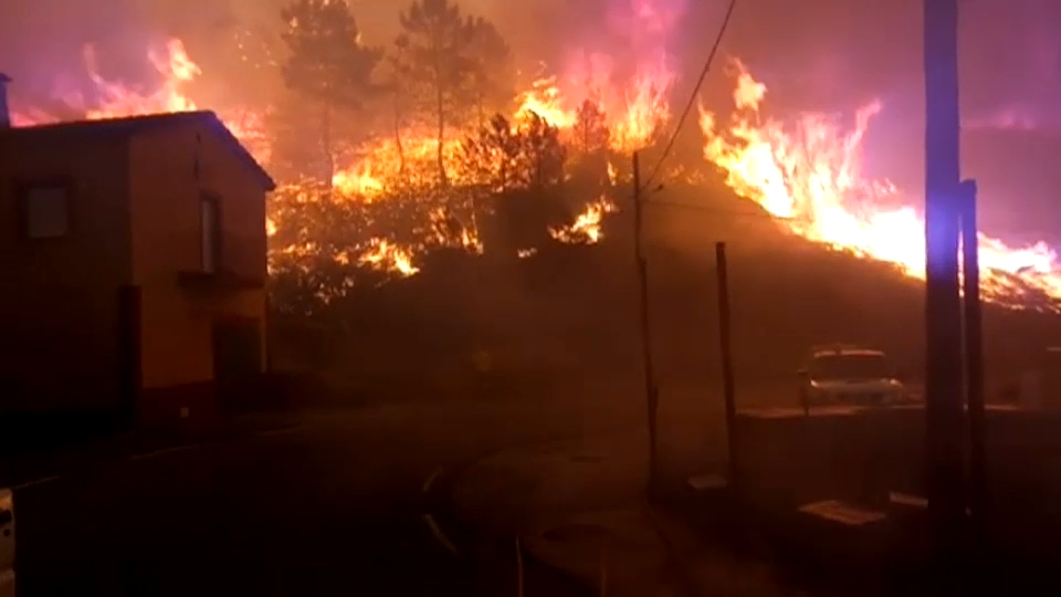 Incendio en Las Hurdes