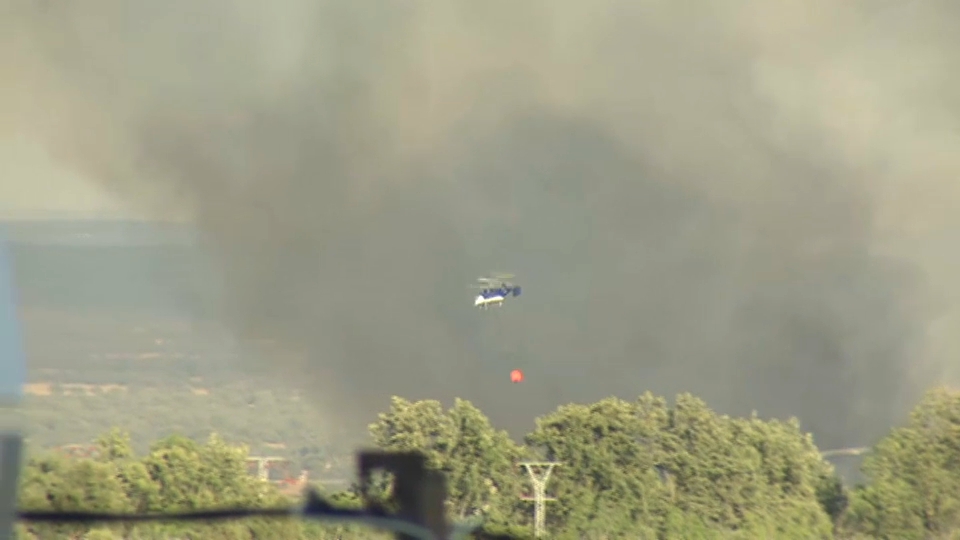 Incendio Villanueva de La Vera sábado 30 julio