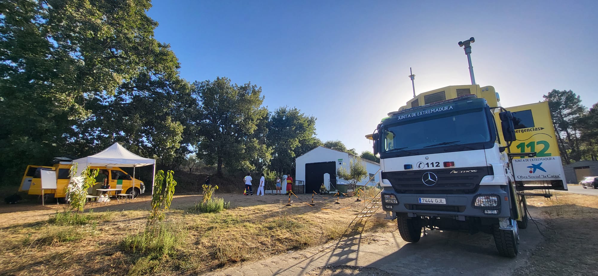 Estabilizado el incendio en Sierra de Gata