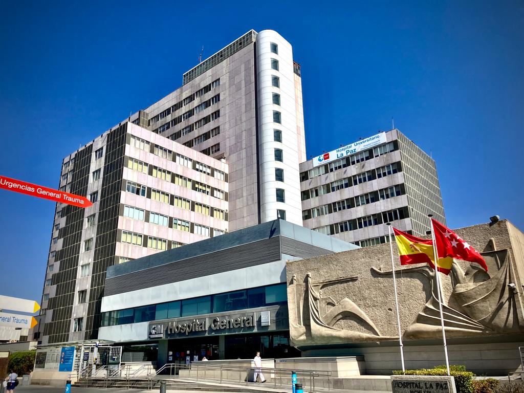 Hospital La Paz de Madrid, esta mañana