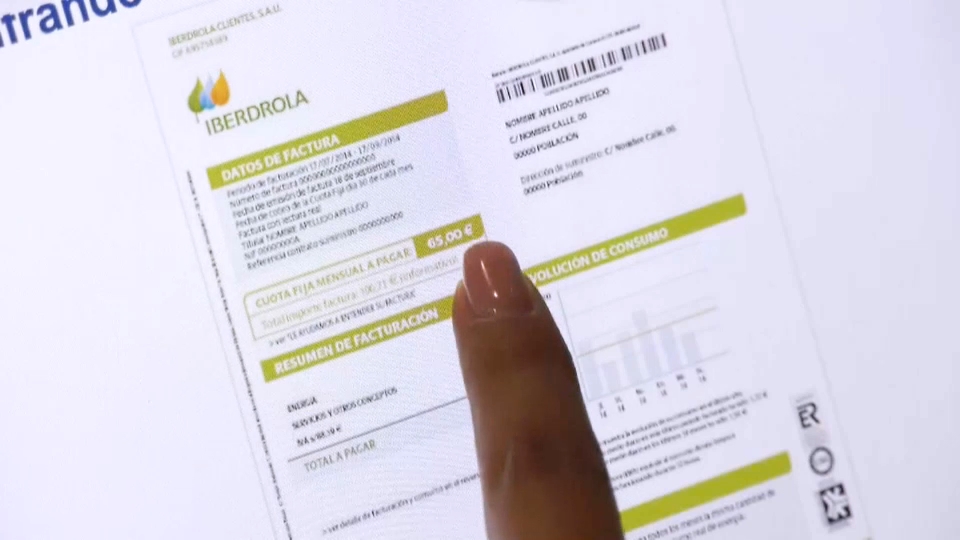 Detalle de una factura