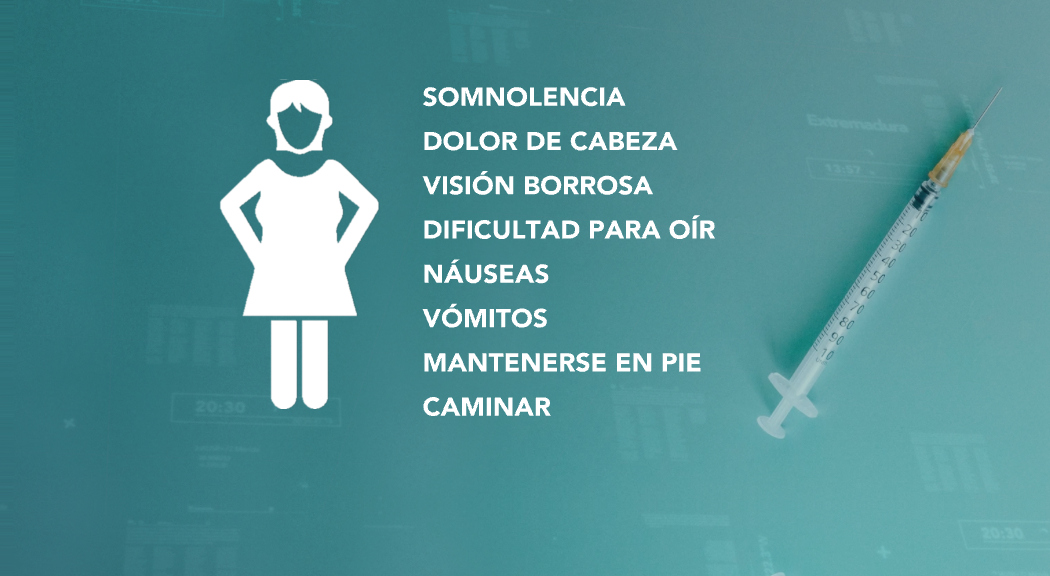 Síntomas habituales de las víctimas de sumisión química