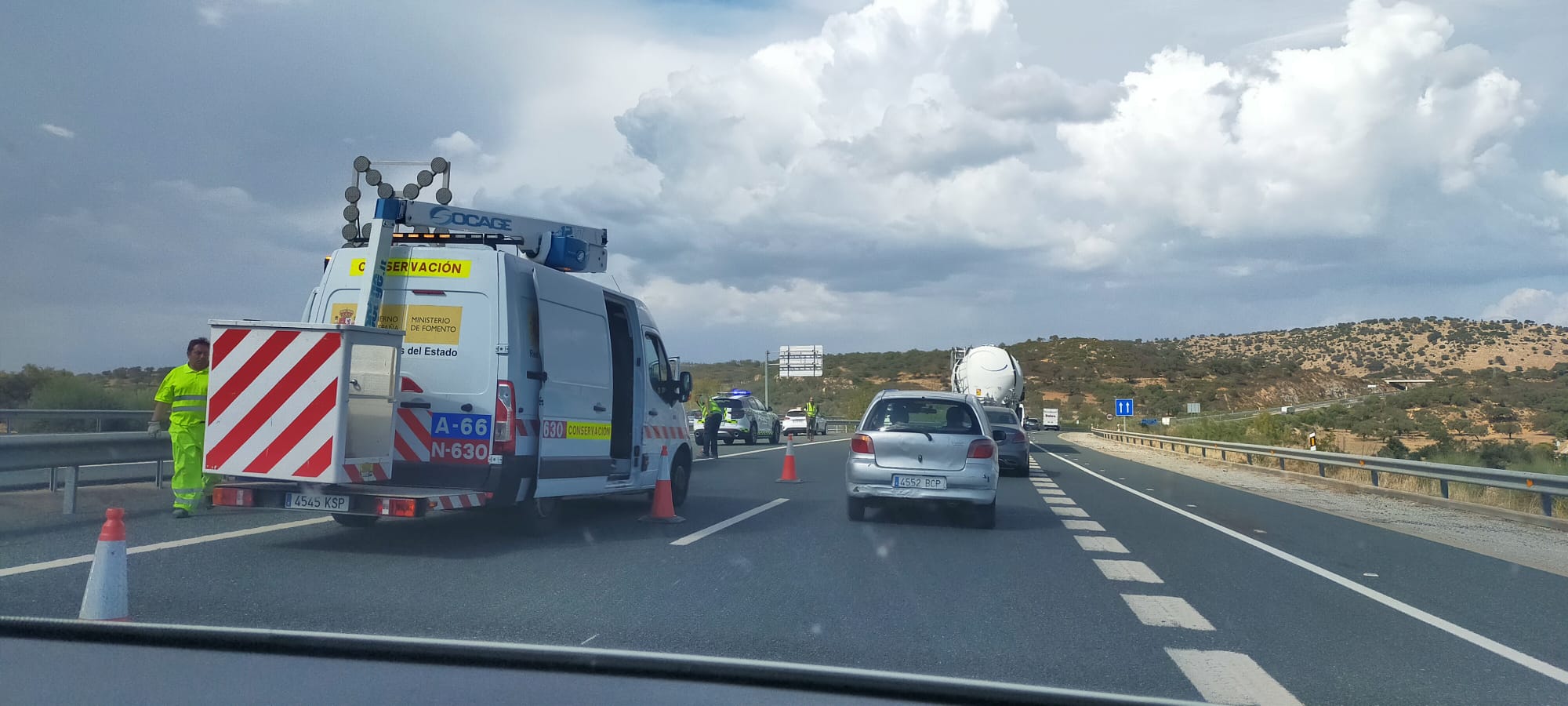 Restablecido el tráfico en la A-66