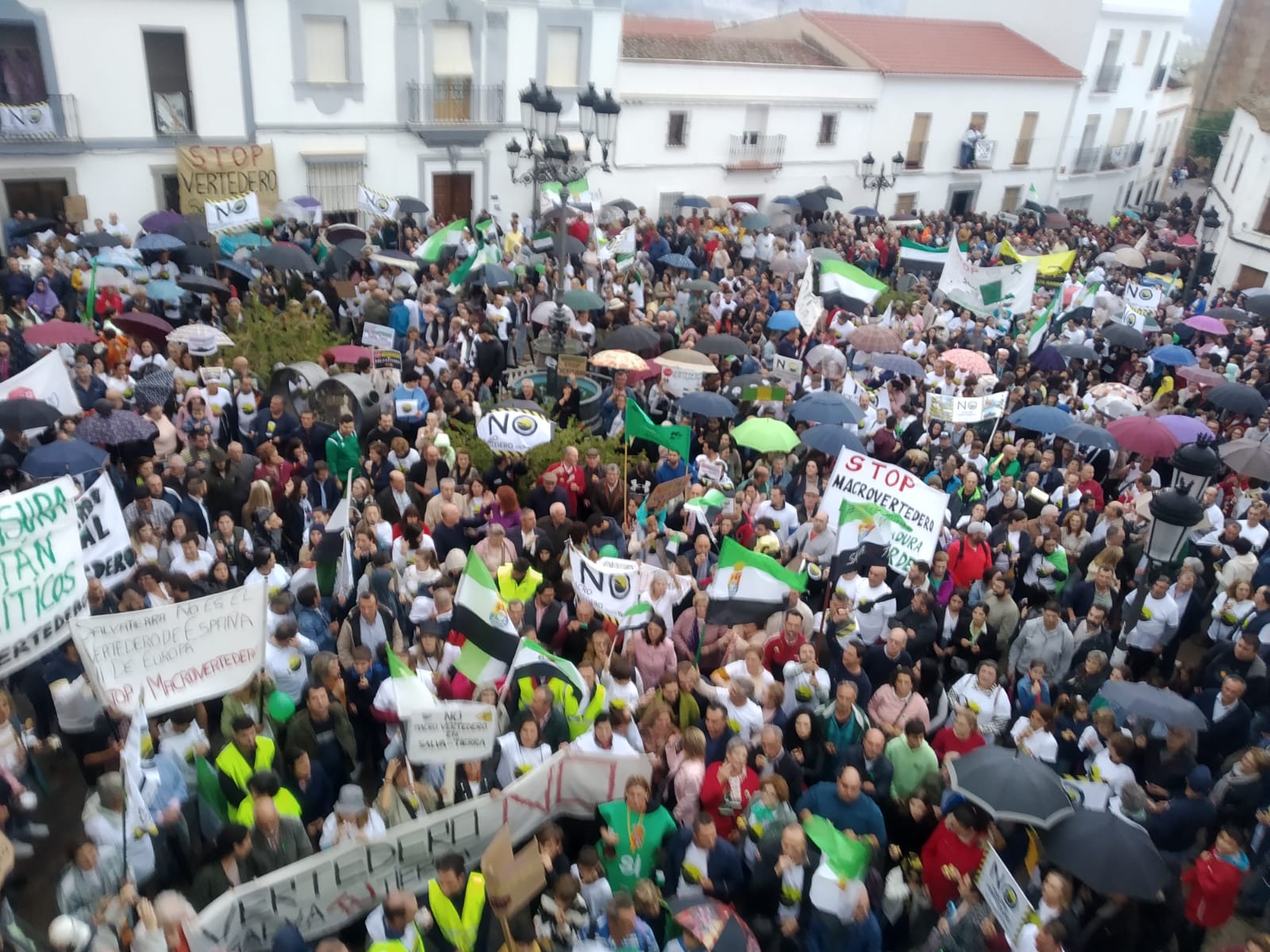 Manifestación en Salvatierra de los Barros