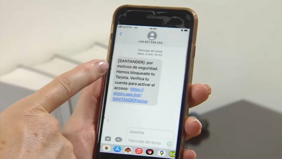 Estafa con móviles