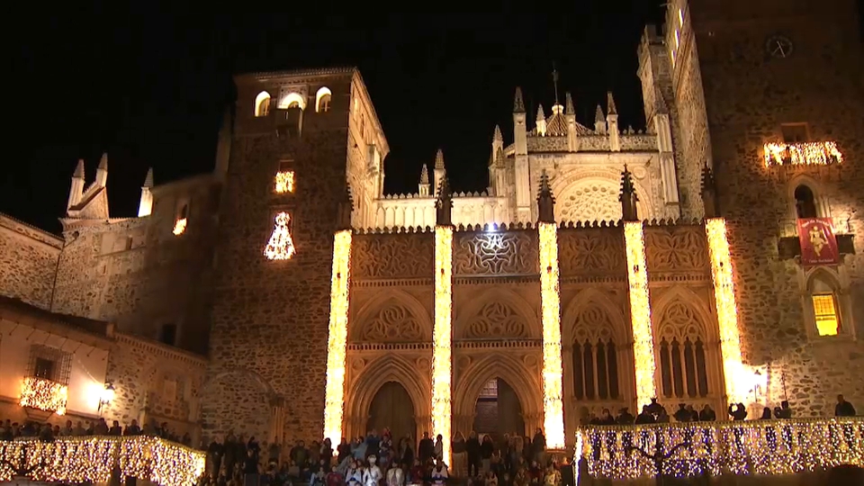 Alumbrado navideño en Guadalupe