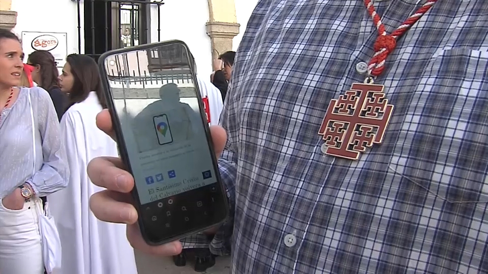GPS en la Semana Santa de Cáceres