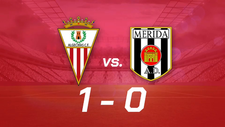 Algeciras 1-0 Mérida