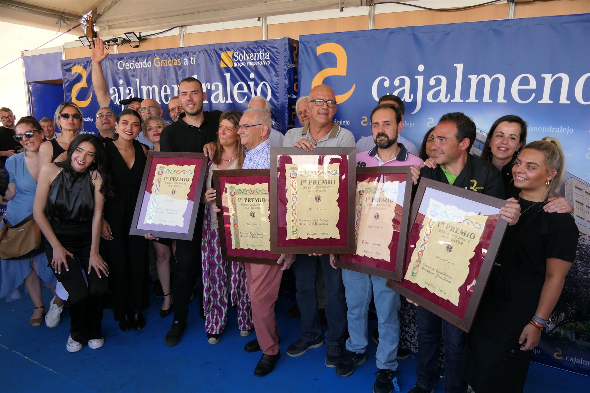 Queserías galardonadas en la feria del Queso de Trujillo 2023