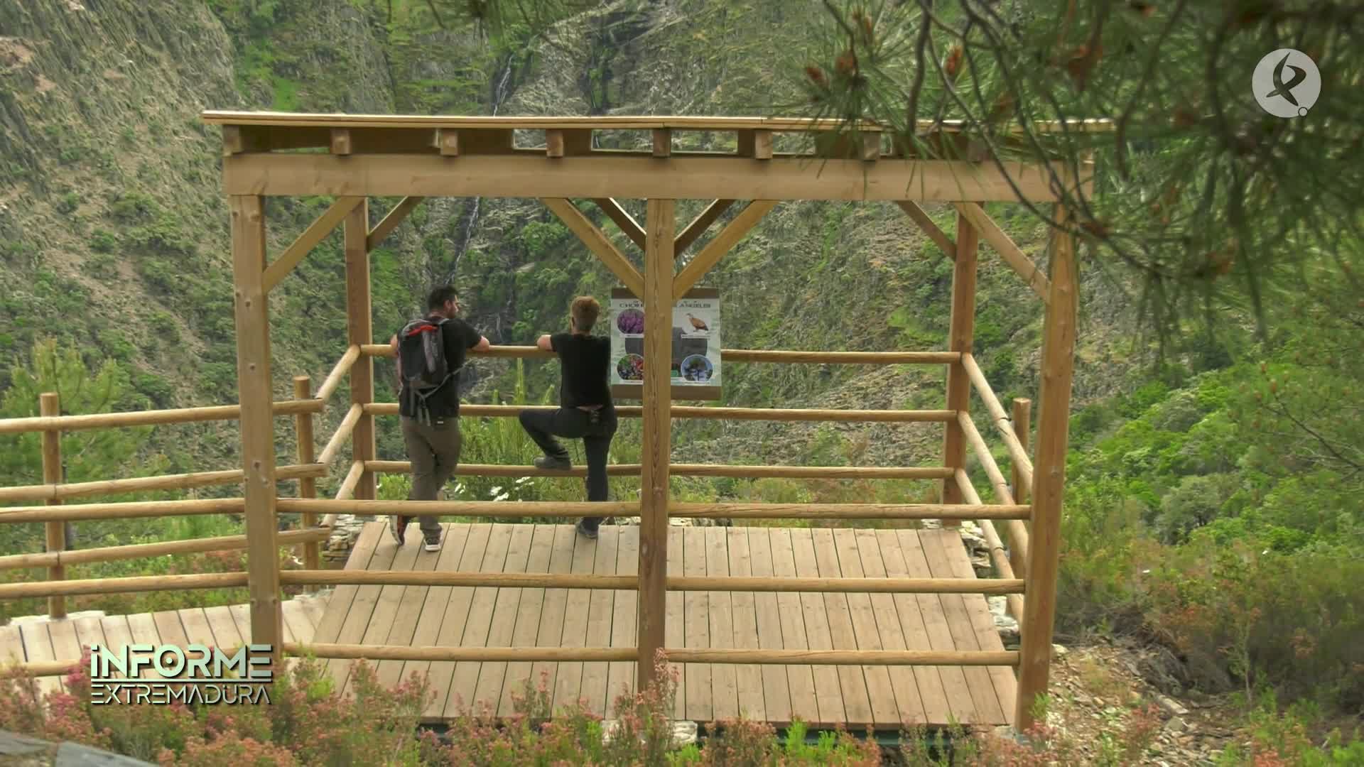 mirador el chorro de los ángeles en las hurdes