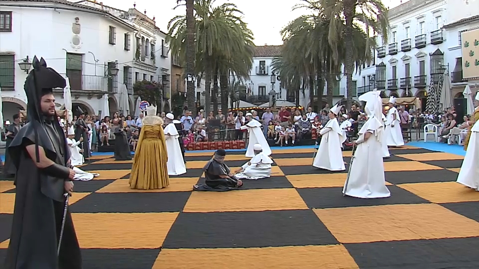 ajedrez viviente de Zafra