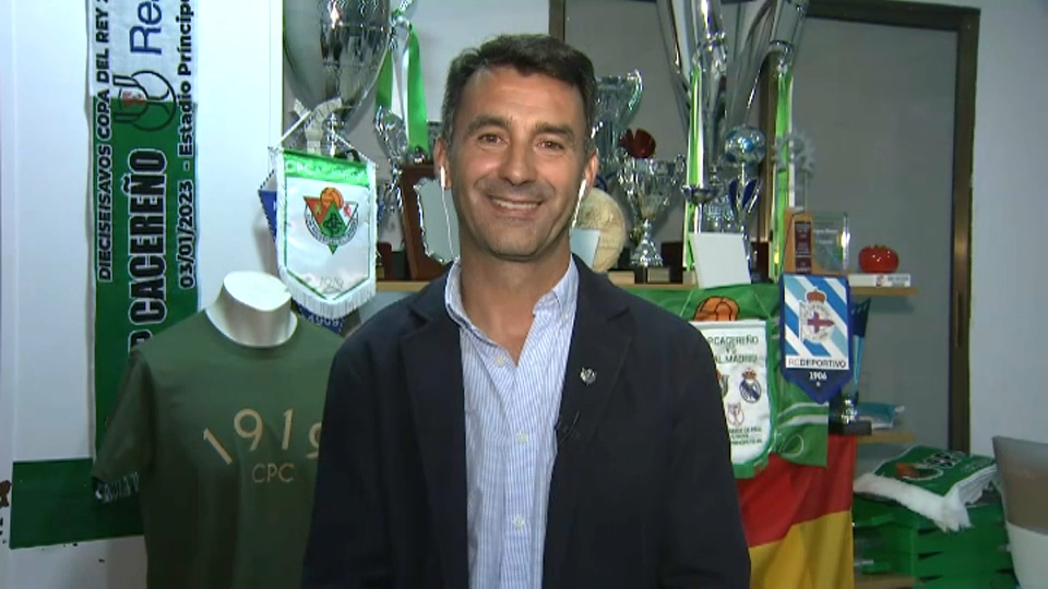 Carlos Ordóñez, presidente CP Cacereño