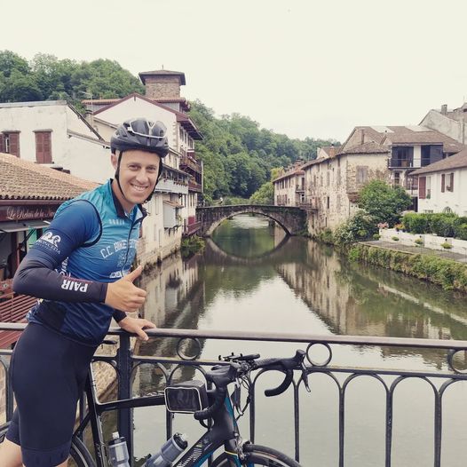 Pedro Hierro durante su nuevo reto solidario