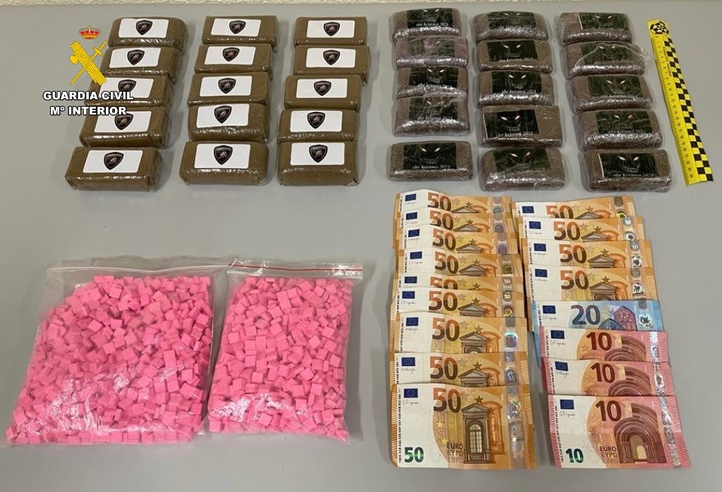 Droga aprehendida