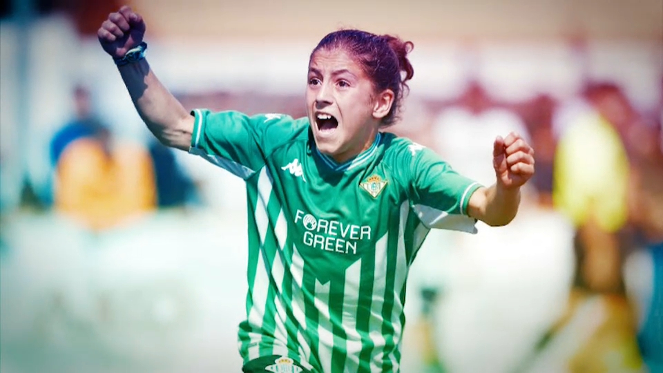 Tiago Polo celebra un gol con el Betis