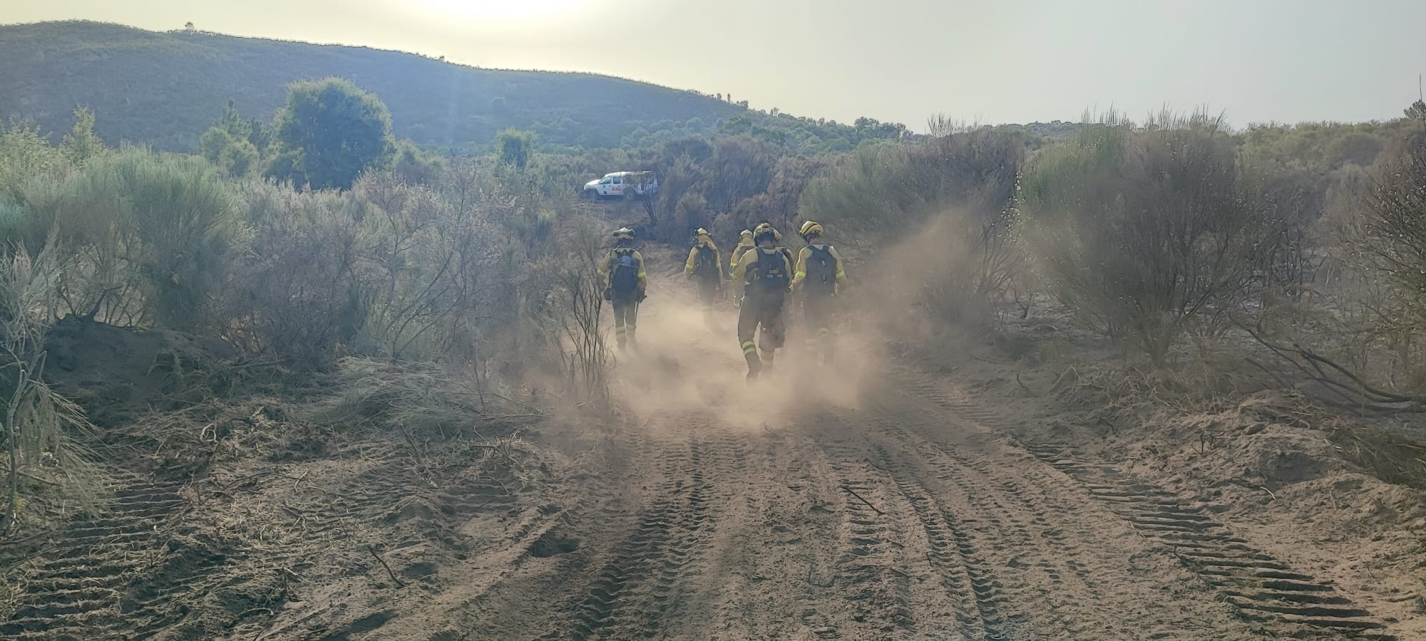 Incendio en Valencia de Alcántara