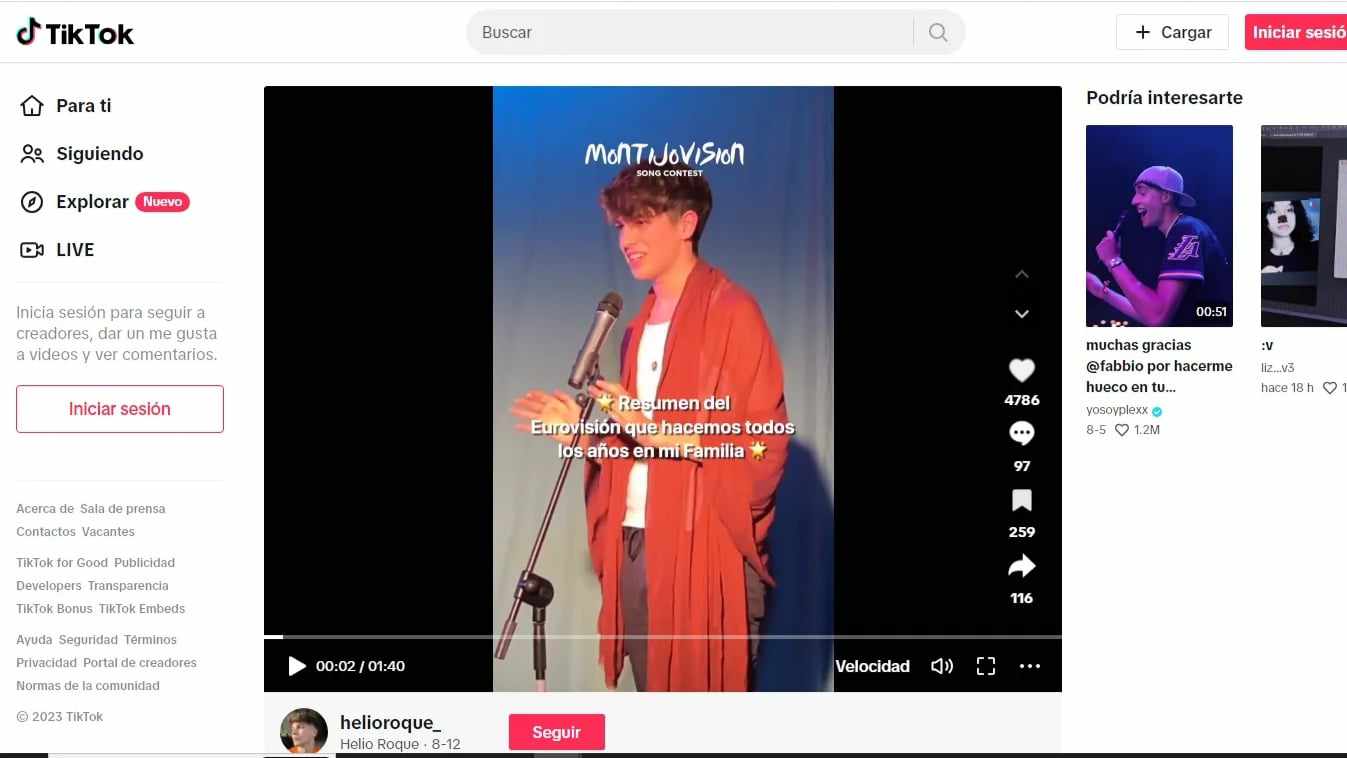 Tik Tok de Helio Roque- Video de Montijovision