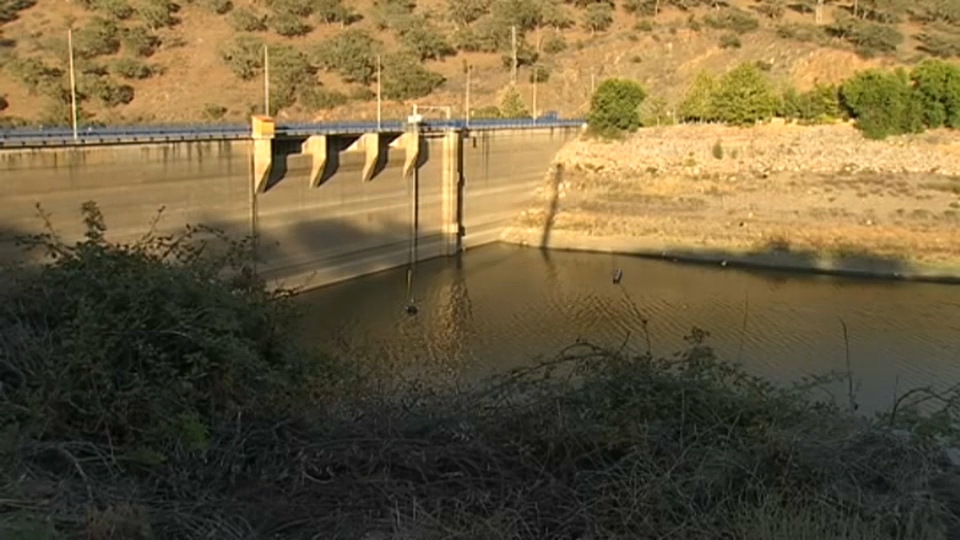 El embalse de Tentudia al límite